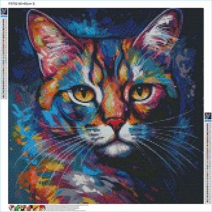 Beautiful Cat Hues - Diamond Kit - Painted Memory