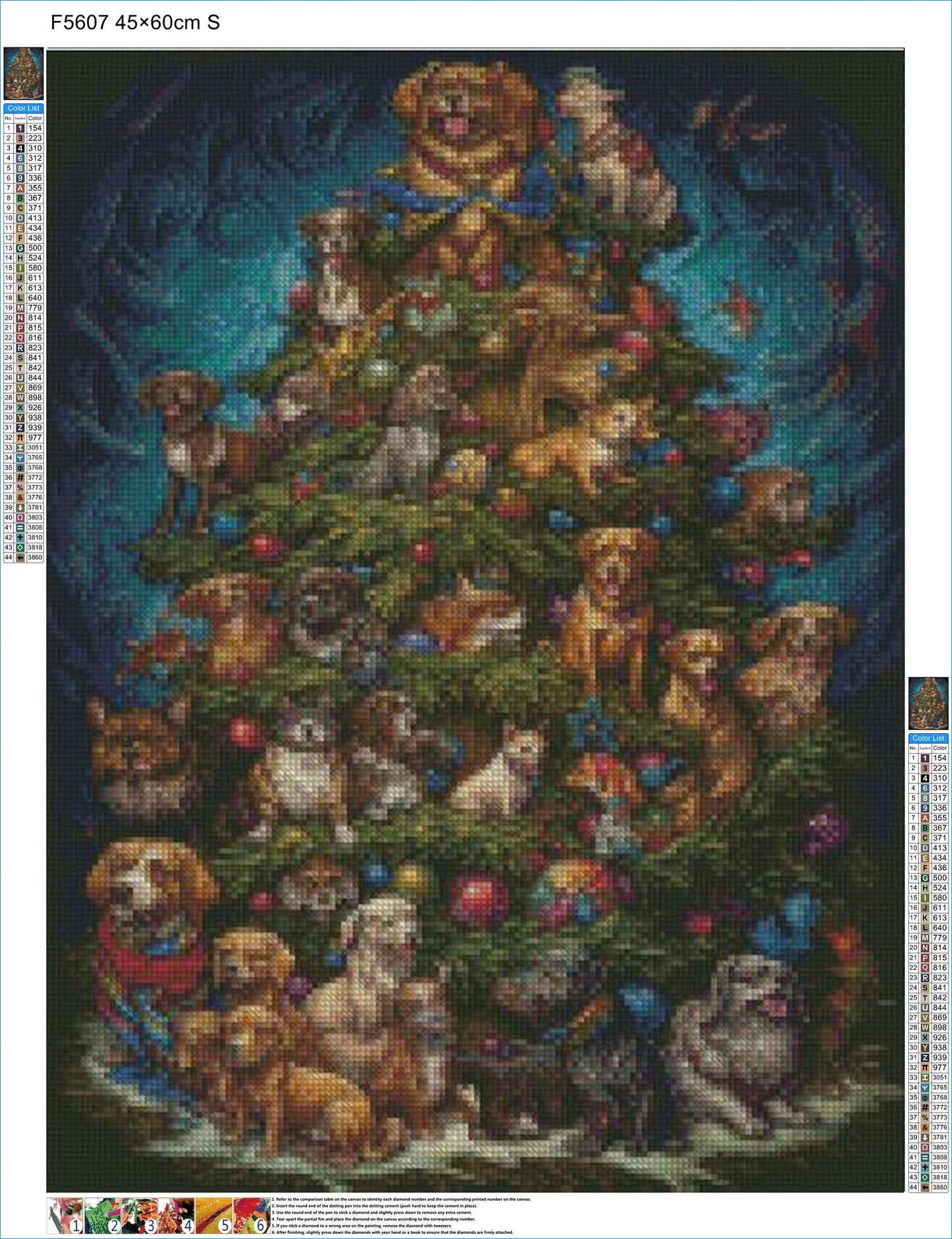 Christmas Doggos - Painted Memory