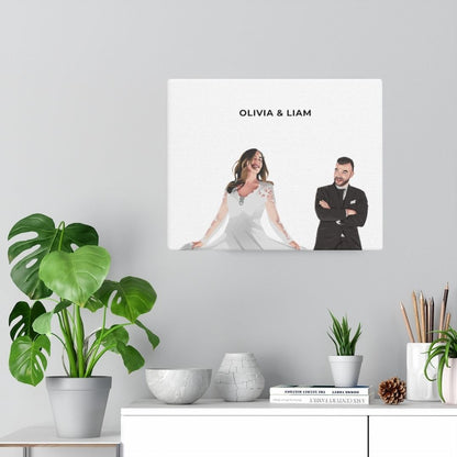 Custom Illustrated Portraits - Canvas Wrap