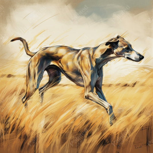 Doberman Run Free- Diamond Kit - Painted Memory