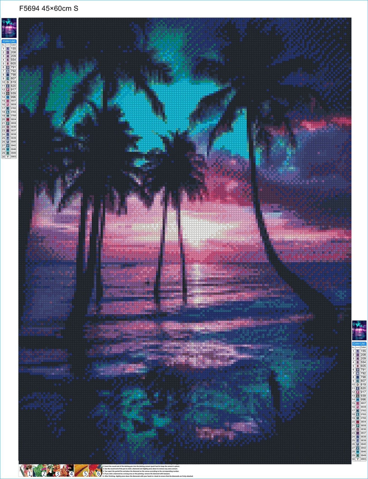 Tropic Twilight Tones - Diamond Kit - Painted Memory