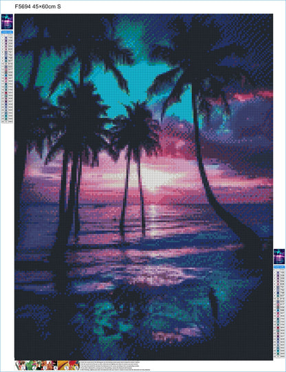 Tropic Twilight Tones - Diamond Kit - Painted Memory