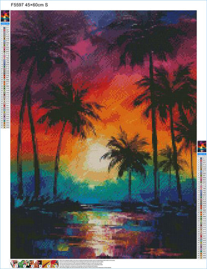 Tropical Twilight - Painted Memory